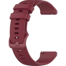 Dmay Honor Magic Watch 2 (46MM) Uyumlu Damalı Silikon Kordon 22MM