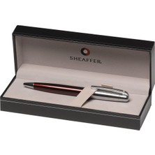 Sheaffer 9336-2 500 Serisi Tükenmez Kalem Krom Parlak Kırmızı