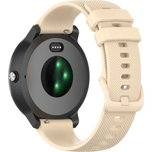 Dmay Honor Watch 4 Pro Uyumlu Damalı Silikon Kordon Kayış 22MM