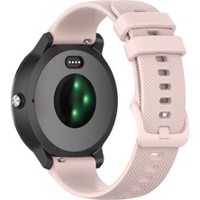 Dmay Honor Watch 4 Pro Uyumlu Damalı Silikon Kordon Kayış 22MM