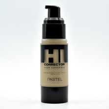 Pastel Profashion Hi Corrector High Coverage Liquid Foundation Likit Kapatıcı Fondöten 406 (30 ml)