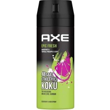 Axe Erkek Deodorant & Bodyspray Epic Fresh 48 Saat Etkileyici Koku 150 ml
