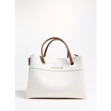 Valentino Beyaz Kadın 35X27 X14 cm El Çantası VBS5A802173