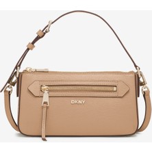 Dkny Deri Kahve Kadın 23X12X6 cm Çapraz Çanta R42HKE18