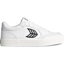 Beyaz - Siyah Kadın Deri Lifestyle Ayakkabı 421401W21W - Vallely Leather Black