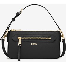 Dkny Deri Siyah Kadın 22X12X5 cm Çapraz Çanta R42HKE18