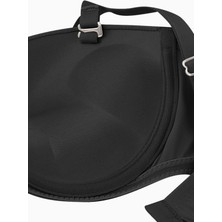 Olympos Tak-Çıkar Askılı Mikro Sütyen - Double Push Up, Ekstra Dolgulu, Midesiz - Premium Basic - 2499 - Siyah