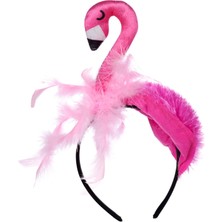Alper Karnaval Festivali Cosplay Için Flamingo Kafa Bandı Şapkalar Saç Aksesuarları (Yurt Dışından)