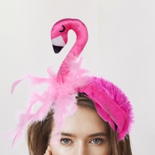 Alper Karnaval Festivali Cosplay Için Flamingo Kafa Bandı Şapkalar Saç Aksesuarları (Yurt Dışından)