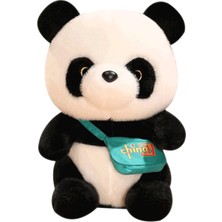 Demasia 12 cm Yeni Sevimli Omuz Çantası Panda Bebek Oyuncak (Yurt Dışından)