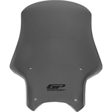 GP Kompozit CF Moto 250 NK 2018-2022 Uyumlu Ön Cam Füme 49 cm
