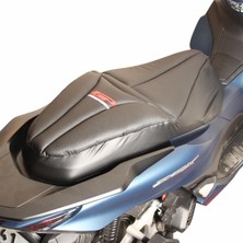 Gp Kompozit Honda Pcx 125 / 150 2014-2024 Uyumlu Motosiklet Konfor Sele Kılıfı Siyah