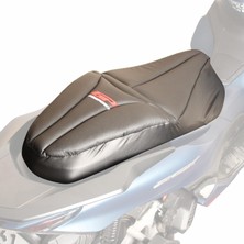 Gp Kompozit Honda Pcx 125 / 150 2014-2024 Uyumlu Motosiklet Konfor Sele Kılıfı Siyah