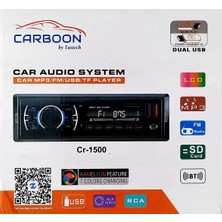 Carboon Teyp – Çift Usb, Çift Amfi , Ekstra Bass ve Bluetoothlu 7 Renk Oto Teyp