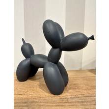 İki Cadı Tasarım Antrasit Balon Köpek, 20X17CM