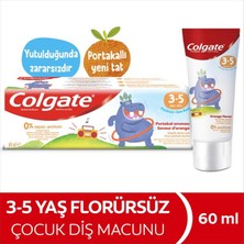 Colgate Kids Portakal Aromalı Florürsüz Diş Macunu 3-5 Yaş 60 ml