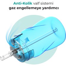 Mamajoo Akıtmayı Engelleyen Pipetli Bardak, 270 ml, 12+ Ay, Mavi, 1 Adet