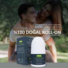 INCIA %100 Doğal Roll On Deodorant Erkekler İçin Lekesiz 50 ml