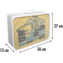 Mend Home 6'lı Bavul Organizer Gri Renk