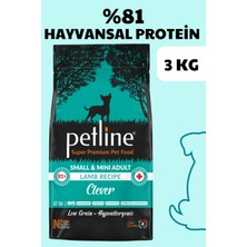 Petline Natural Premium Kuzu Etli Mini Adult Köpek Maması 3 kg