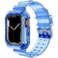 Nettech Apple Watch Seri 44/42 mm Uyumlu Kasa Korumalı Kordon