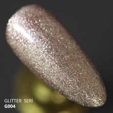 Momo Professional, Glitter Kalıcı Oje G004, Rose Gold, 4 ml