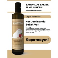 Ancyra Sandaloz Sakızlı Elma Sirkesi Doğal Fermante 500 ml