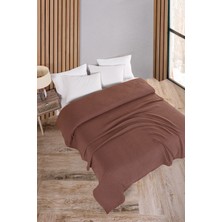 Monolisse Pamuklu Maya Kiremit Çok Amaçlı Örtü Çift Kişilik - 200 x 230  cm
