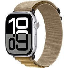 ZORE Watch 10 42MM Uyumlu Zore Krd-74 Hasır Kordon-Siyah-Haki