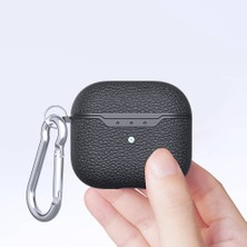 Zore Airpods 4 Kılıf Uyumlu Airbag 03 Silikon-Siyah