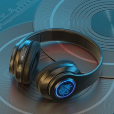 Bluetooth Kulaklık Bluetooth 5.2 Esports Kulaklık Düşük Gecikme Süresi, Rahat Kullanım, 20 Saat Kullanım, Mikrofonlu Katlanabilir Hafif Kulaklık (Yurt Dışından)