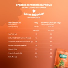 Organik Vegan Portakallı Kurabiye Atıştırmalık Paketi - 12 Adet