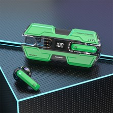 Mekanik Rüzgar Kablosuz Bluetooth Kulaklık Hd Çağrı Oyun Düşük Gecikme Bluetooth Kulaklık (Yurt Dışından)