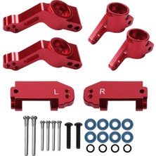 Rhythmic Metal Ön Teker Bloğu Direksiyon Blokları Arka Saplama Aks Taşıyıcıları Kiti Için 1/10 Traxxas 2WD Slash Stampede Rustler Parçaları, 2 (Yurt Dışından)