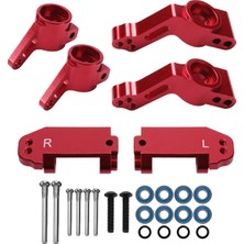 Rhythmic Metal Ön Teker Bloğu Direksiyon Blokları Arka Saplama Aks Taşıyıcıları Kiti Için 1/10 Traxxas 2WD Slash Stampede Rustler Parçaları, 2 (Yurt Dışından)