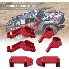 Rhythmic Metal Ön Teker Bloğu Direksiyon Blokları Arka Saplama Aks Taşıyıcıları Kiti Için 1/10 Traxxas 2WD Slash Stampede Rustler Parçaları, 2 (Yurt Dışından)