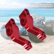 Rhythmic Metal Ön Teker Bloğu Direksiyon Blokları Arka Saplama Aks Taşıyıcıları Kiti Için 1/10 Traxxas 2WD Slash Stampede Rustler Parçaları, 2 (Yurt Dışından)
