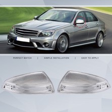 Araba Sol + Sağ LED Dikiz Aynası Dönüş Sinyal Işığı Mercedes-Benz Viano Vıto W639 W204 S204 A2048200721 A2048200821 (Yurt Dışından)