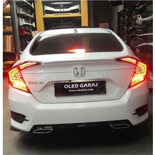 Honda Civic Fc5 Yeni Model Animasyonlu LED Stop - Light Smoke