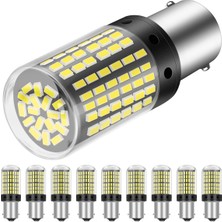 10 Adet 3014 144SMD Canbus 1157 BAY15D P21W 1156 BA15S BAU15S PY21W T20 7440 7443 W21W LED Ampuller Araba Dönüş Sinyal Işığı B (Yurt Dışından)