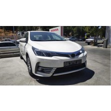 Toyota Corolla Uyumlu 2013-2016 Ön Sis Çıta Kaplama Nikelaj 8 Parça