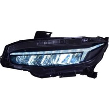 Honda Civic Için Uyumlu Fc5-Fk7 Makyajlı - Makyajsız Kasa Uyumlu Matrix LED Far Takımı