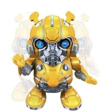 Rtgfe Transformers Bumblebee Orijinal Müzikli Işık Dans Eden Robot Oyuncak (Yurt Dışından)