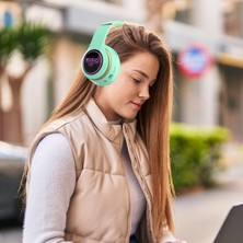 Telefonunuzda Kablosuz Müzik Çalmak Için Gelişmiş Net Stereo Ses ve Işıklı LED Bluetooth Kulaklıkları Deneyimleyin (Yurt Dışından)