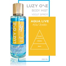 Luzy One Aqua Live Body Mist Vücut Spreyi - 250 ml