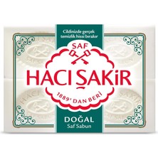 Hacı Şakir Doğal Geleneksel Beyaz Sabun (4 x 200 gr)