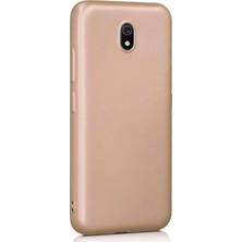 Xiaomi Redmi  8A Premium Silikon Kılıf Gold
