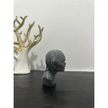 Karga Works Gollum Büst Figür 10CM Gri Gümüş Yüzüklerin Efendisi Smeagol - The Lord Of The Rings
