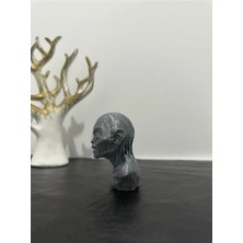 Karga Works Gollum Büst Figür 10CM Gri Gümüş Yüzüklerin Efendisi Smeagol - The Lord Of The Rings
