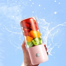 Mirrorr 380 ml Taşınabilir Blender Smoothie Sıkacakları Bardak USB Şarj Edilebilir Ev Seyahat Kişisel Boyutu Elektrikli Meyve Karıştırıcılar-Yeşil (Yurt Dışından)